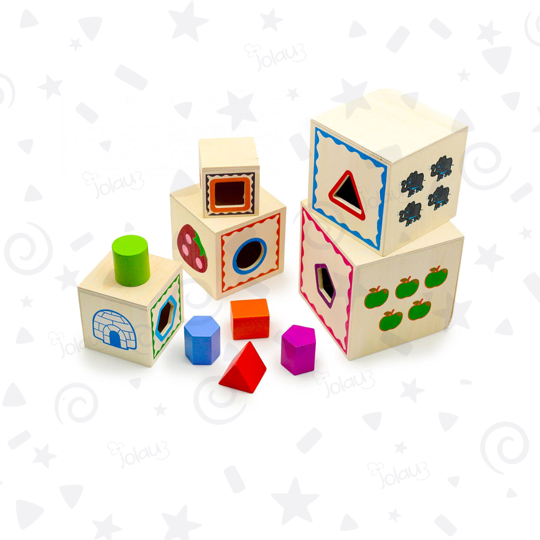 TORRE APILABLE DE 5 CUBOS