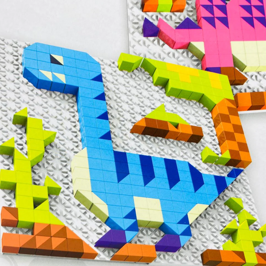 MOSAIC PUZZLE ART DINOSAURIOS