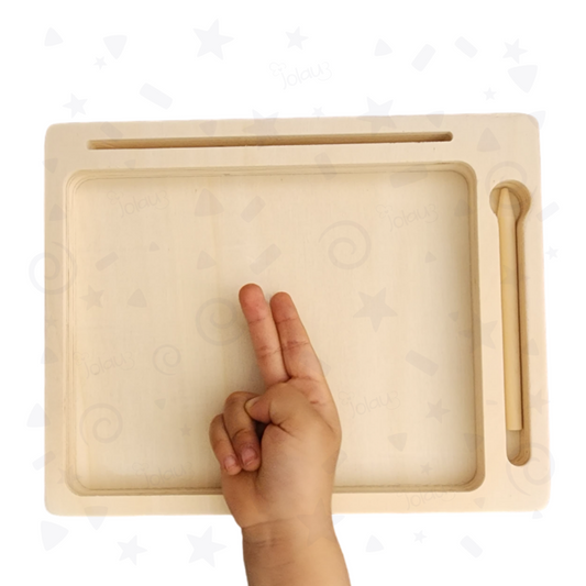 BANDEJA DE ARENA TIPO MONTESSORI