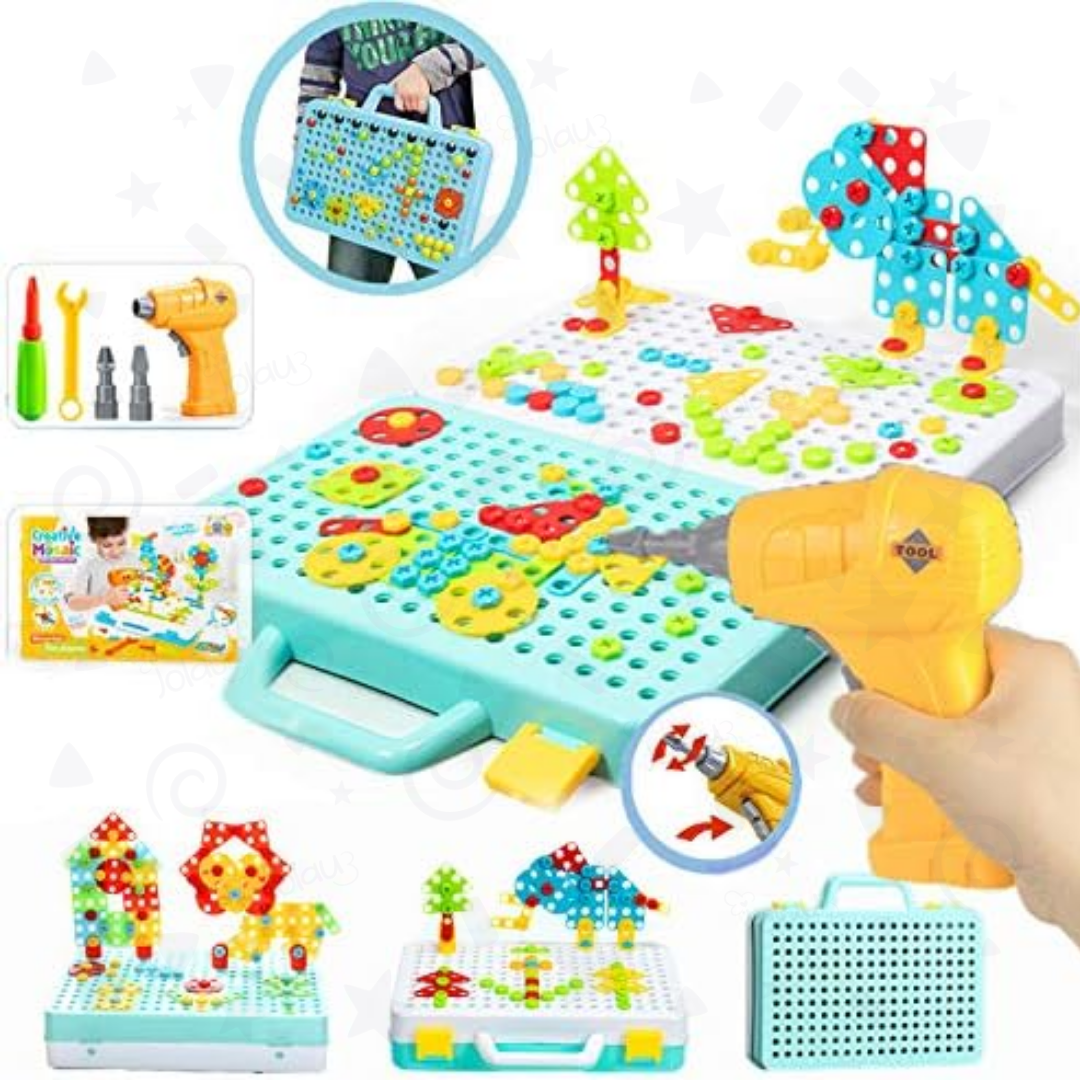 CAJA CREATIVA CON TALADRO