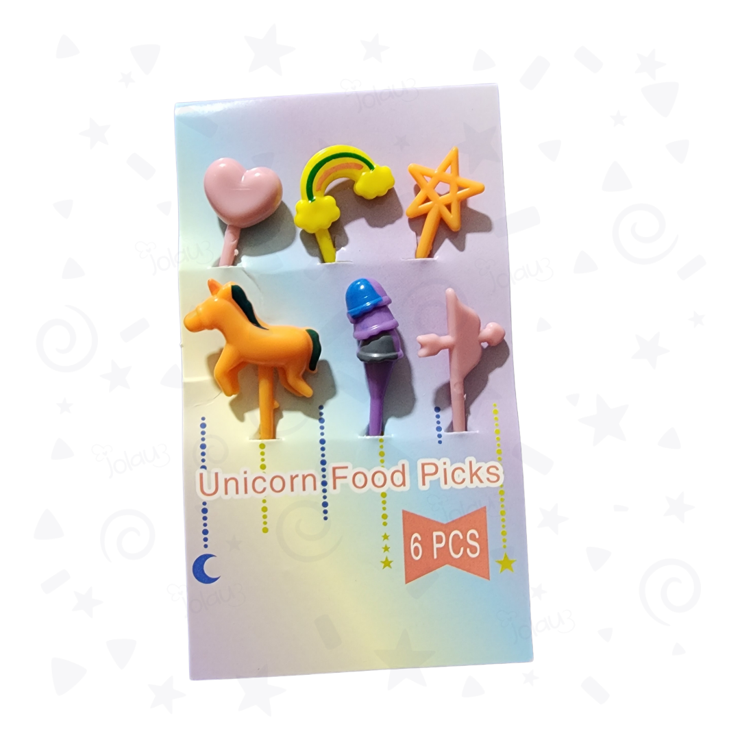 PICKS LONCHERA UNICORNIO