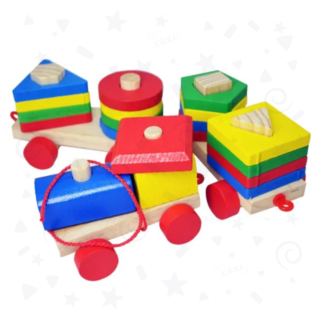 TREN DE MADERA ENCAJABLE