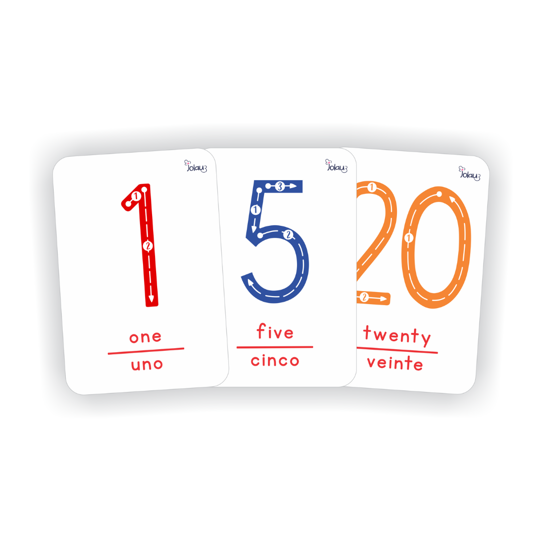 FLASHCARDS NUMEROS GRAFIA