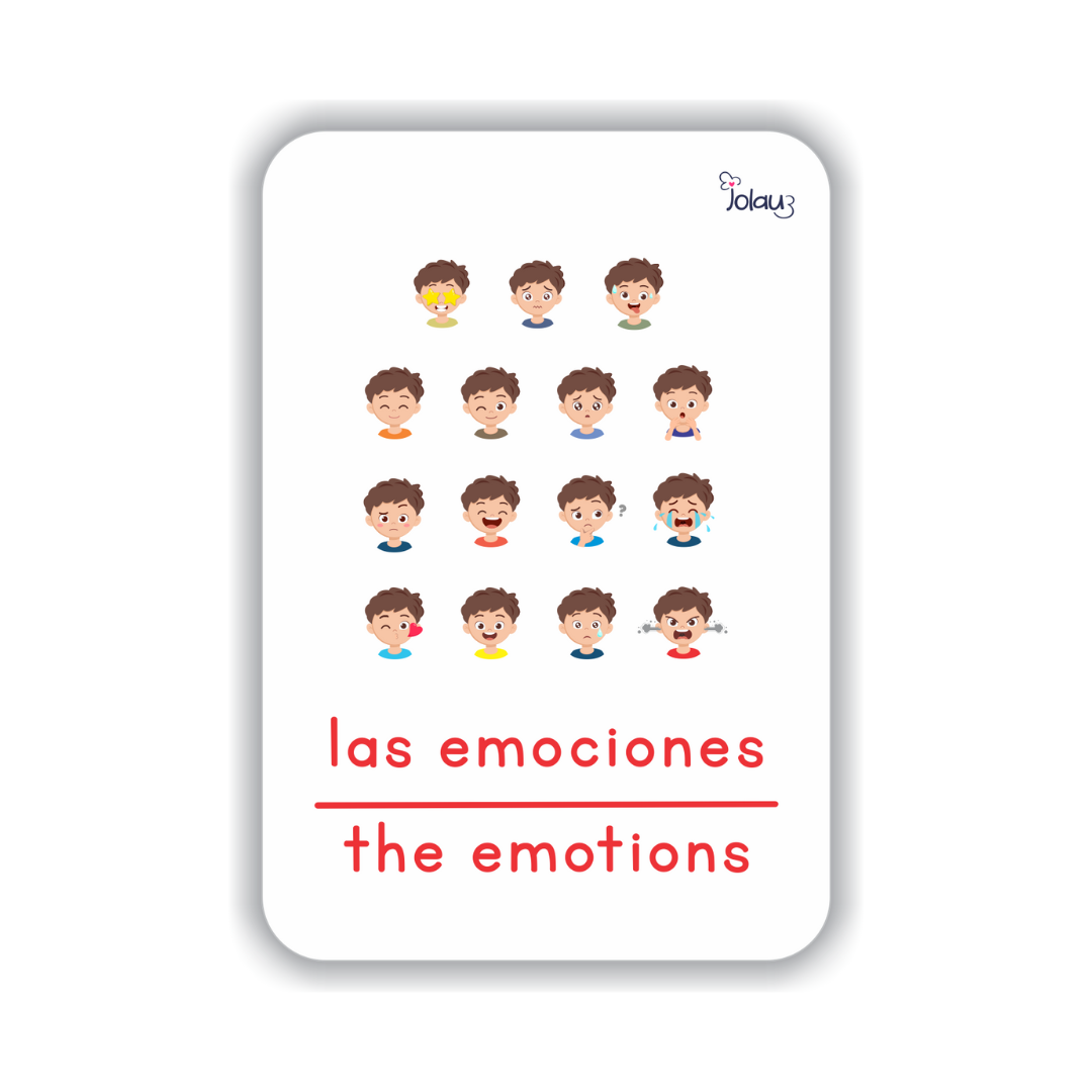 FLASHCARDS EMOCIONES NIÑO