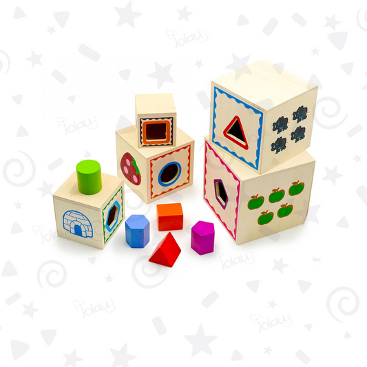 TORRE APILABLE DE 5 CUBOS