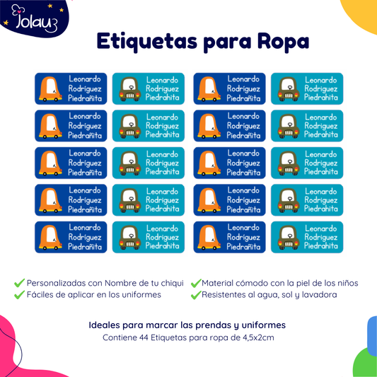 ETIQUETAS PARA ROPA 40