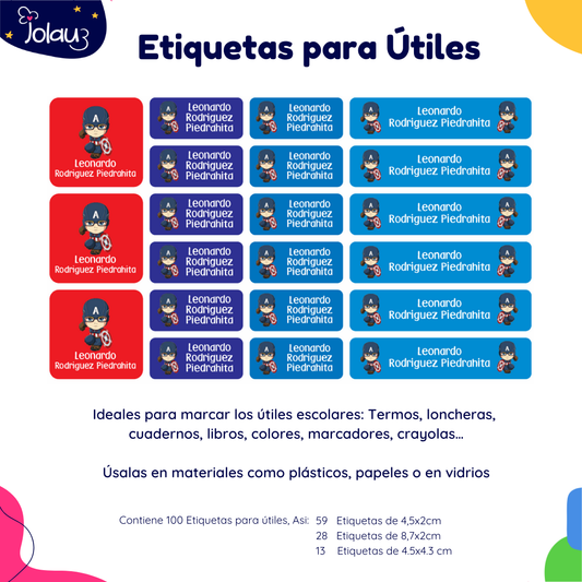 ETIQUETAS PARA UTILES 43