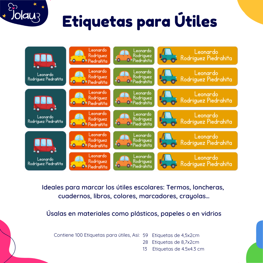 ETIQUETAS PARA UTILES 45