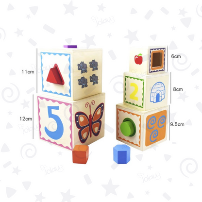 TORRE APILABLE DE 5 CUBOS