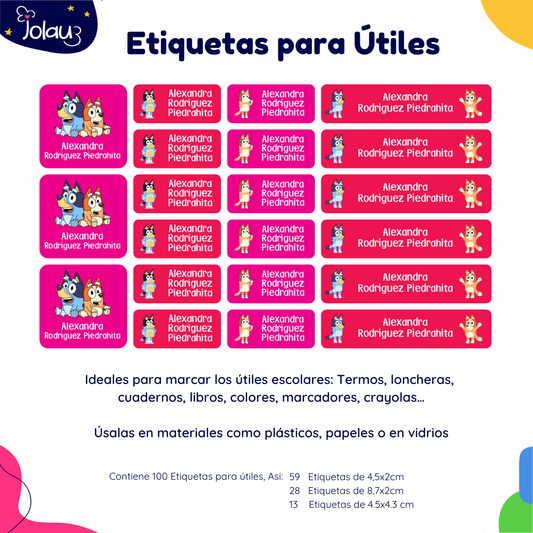 ETIQUETAS PARA UTILES 60