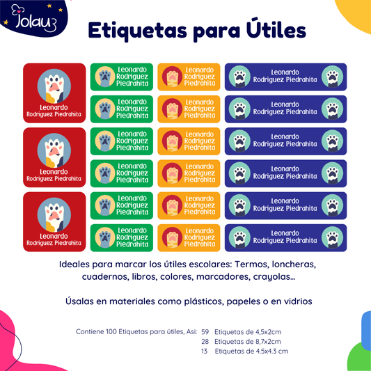 ETIQUETAS PARA UTILES 62