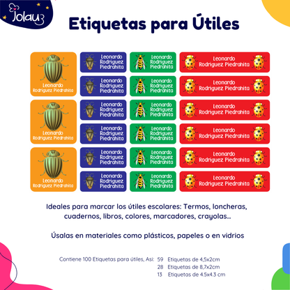 ETIQUETAS PARA UTILES 65