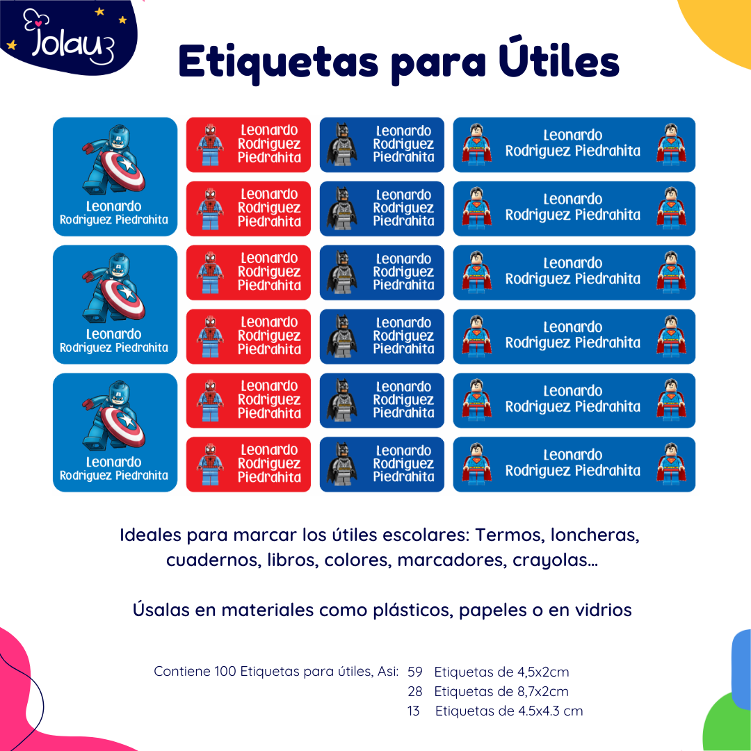 ETIQUETAS PARA UTILES 76