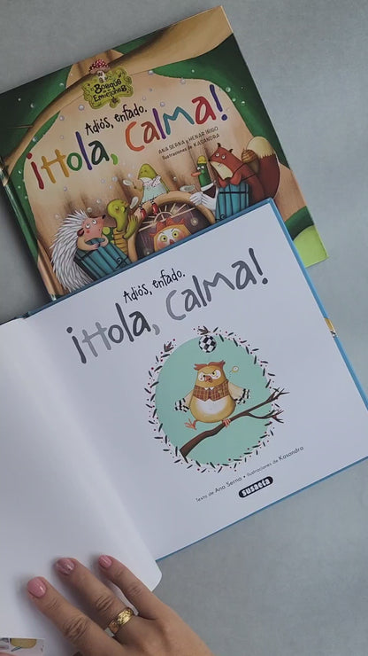 LIBRO EMOCIONES ADIÓS, ENFADO ¡HOLA, CALMA!
