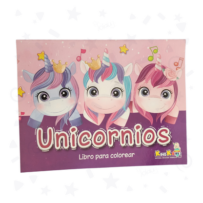 CARTILLA PARA COLOREAR UNICORNIOS