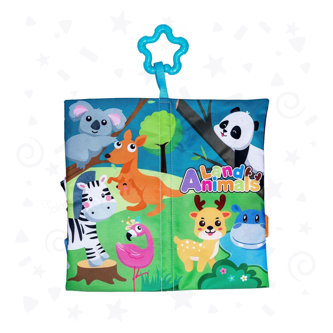 LIBRO DE TELA LAND ANIMALS