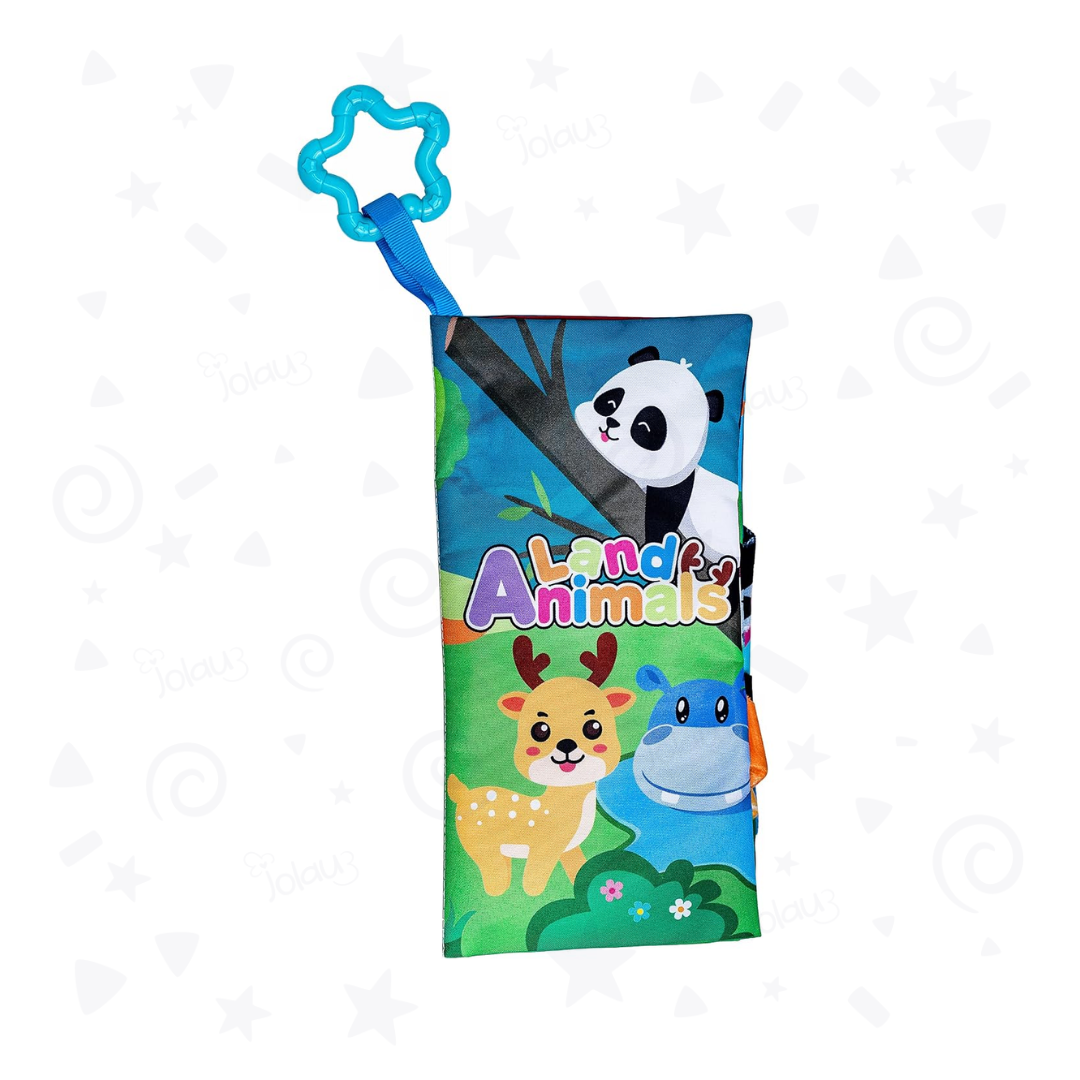 LIBRO DE TELA LAND ANIMALS