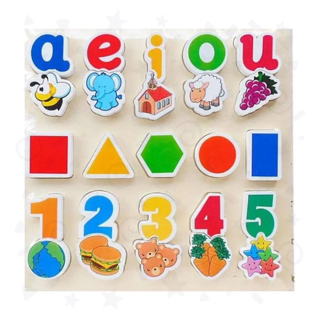 ENCAJABLE VOCALES Y NUMEROS