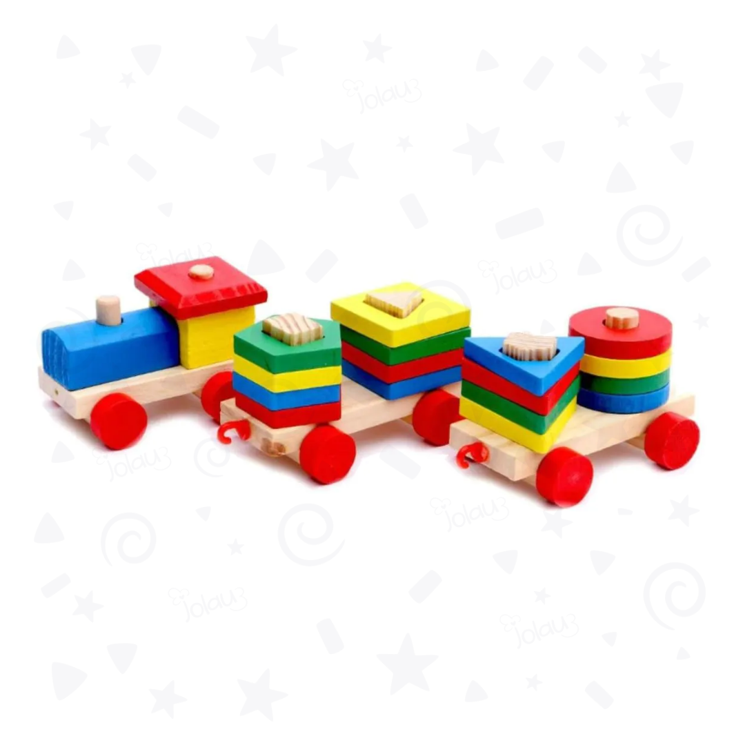 TREN DE MADERA ENCAJABLE