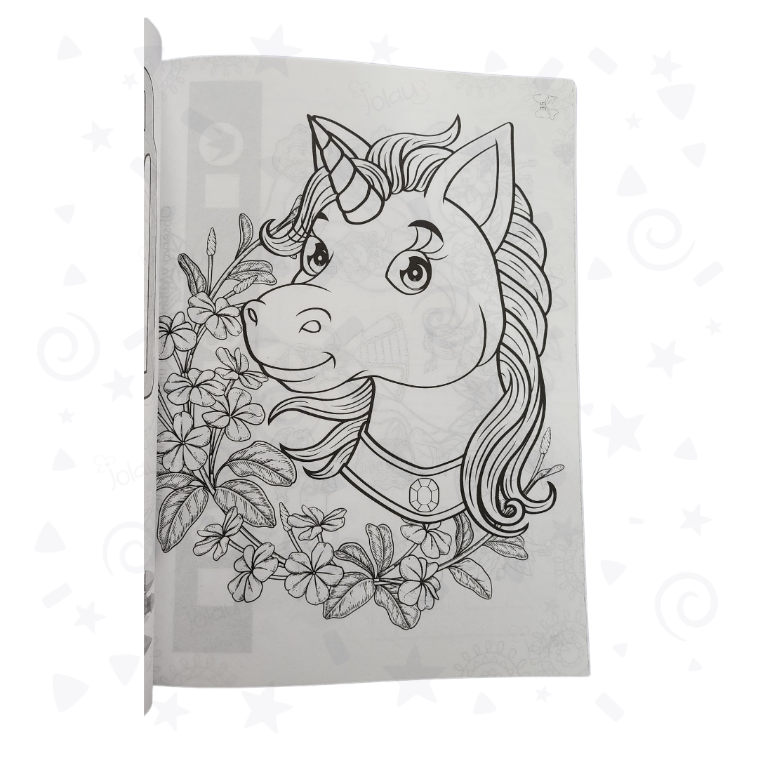 CARTILLA PARA COLOREAR UNICORNIOS