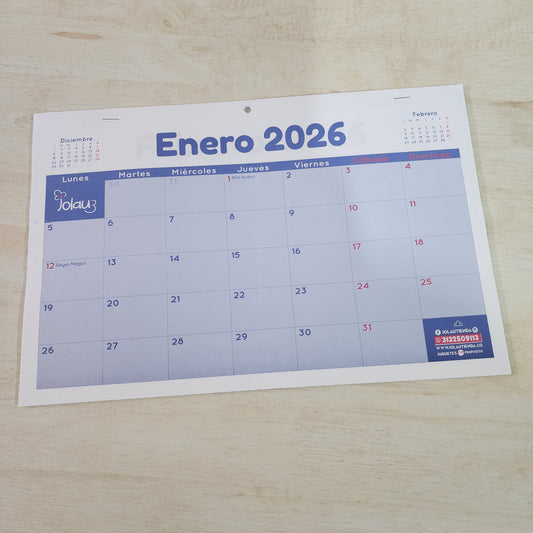 CALENDARIO PROGRAMADOR 2026