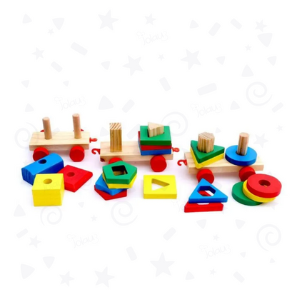 TREN DE MADERA ENCAJABLE