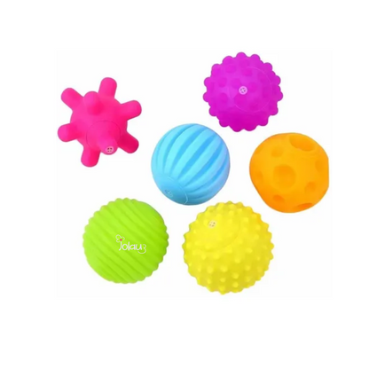 SET 6 PELOTAS SENSORIALES