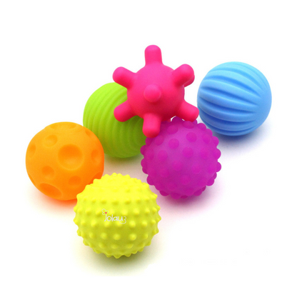 SET 6 PELOTAS SENSORIALES