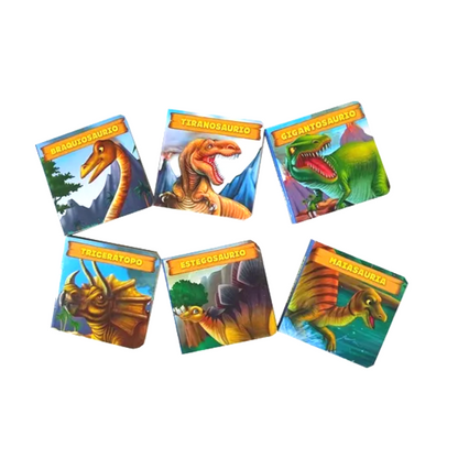 MINI BIBLIOTECA DINOSAURIOS