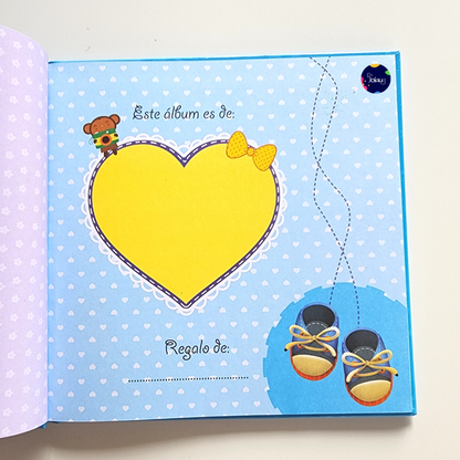 ALBUM DE MI BEBE AZUL