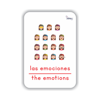 FLASHCARDS EMOCIONES NIÑA