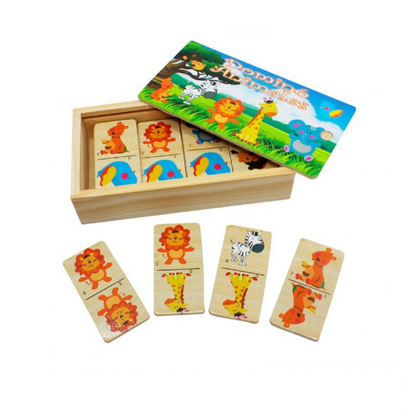 DOMINO DE MADERA PARA NIÑOS